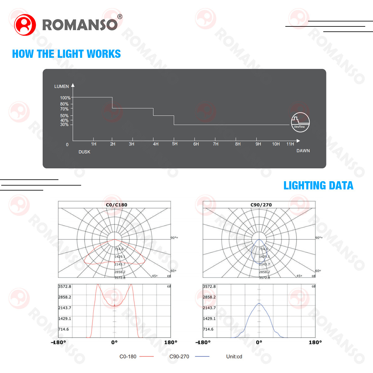 CE ROHS outdoor waterproof IP65 60w 80w 100w 120w integrated solar power led light