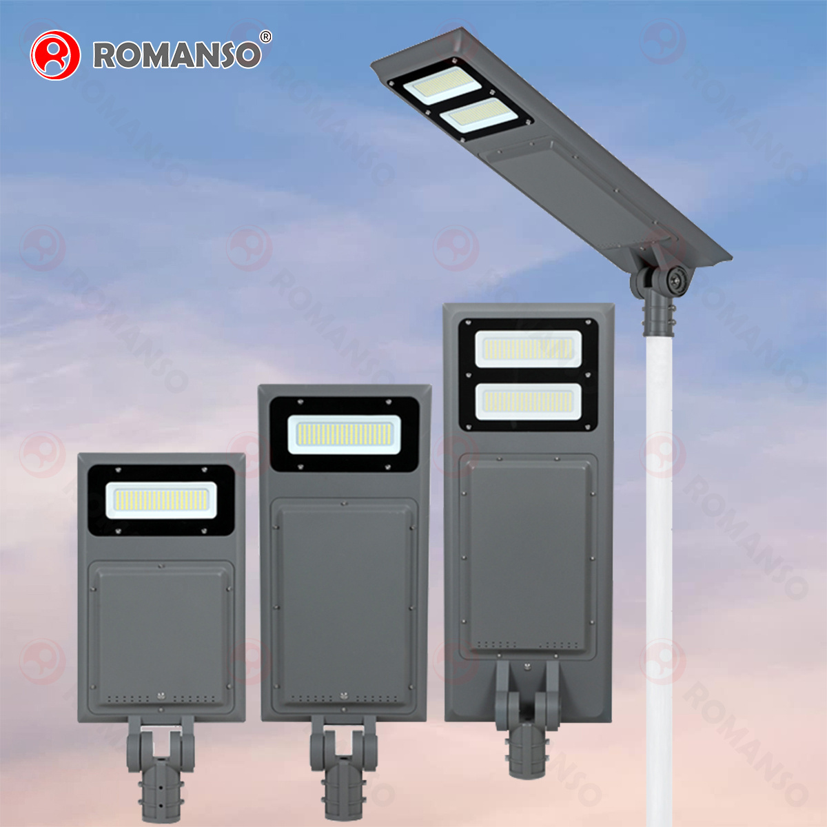 CE ROHS outdoor waterproof IP65 60w 80w 100w 120w integrated solar power led light