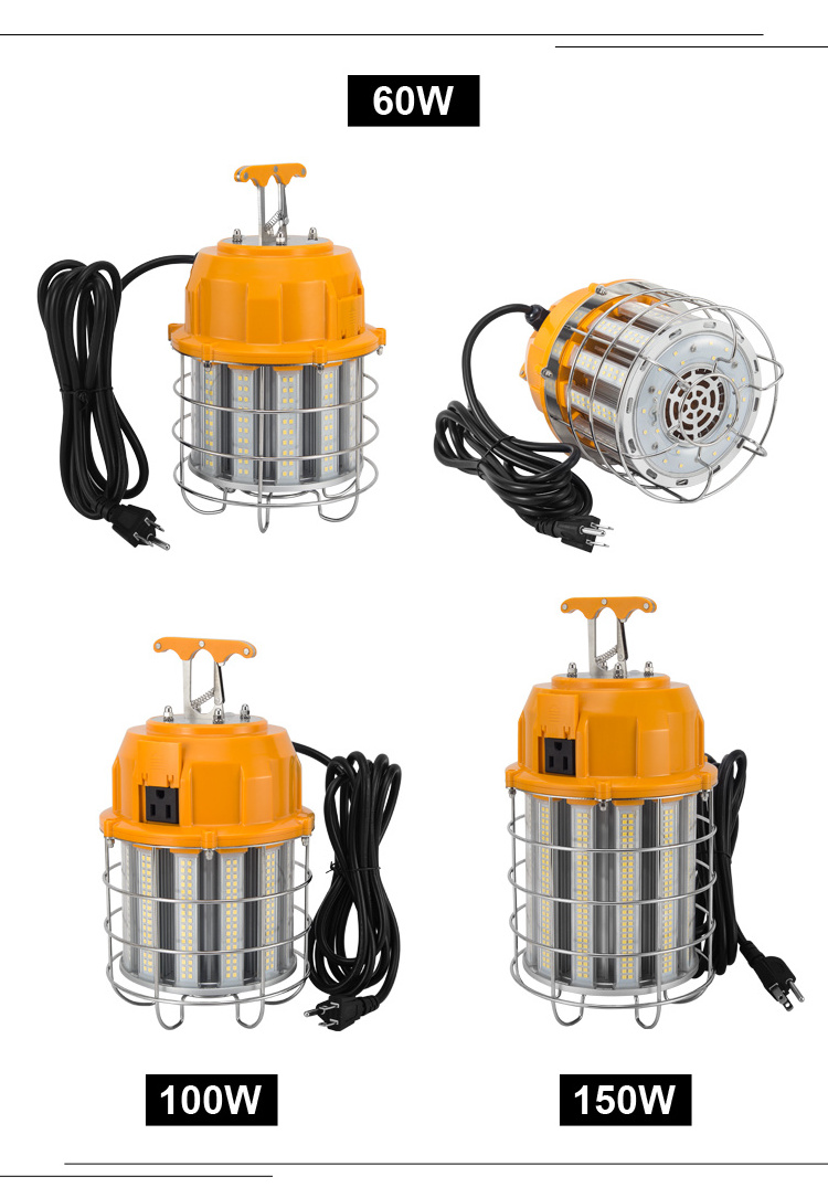 5 years warranty  cob led light work 100w 150w 60w led construction portable led work light