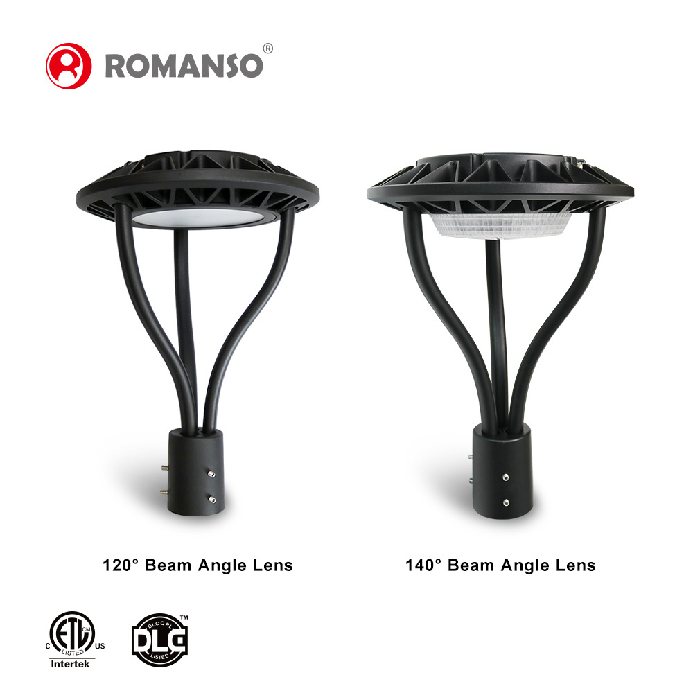 5-Year Warranty Aluminium 100W 200W 300W Pole Led Garden Landscape Outdoor Led Park Led Post Top Light