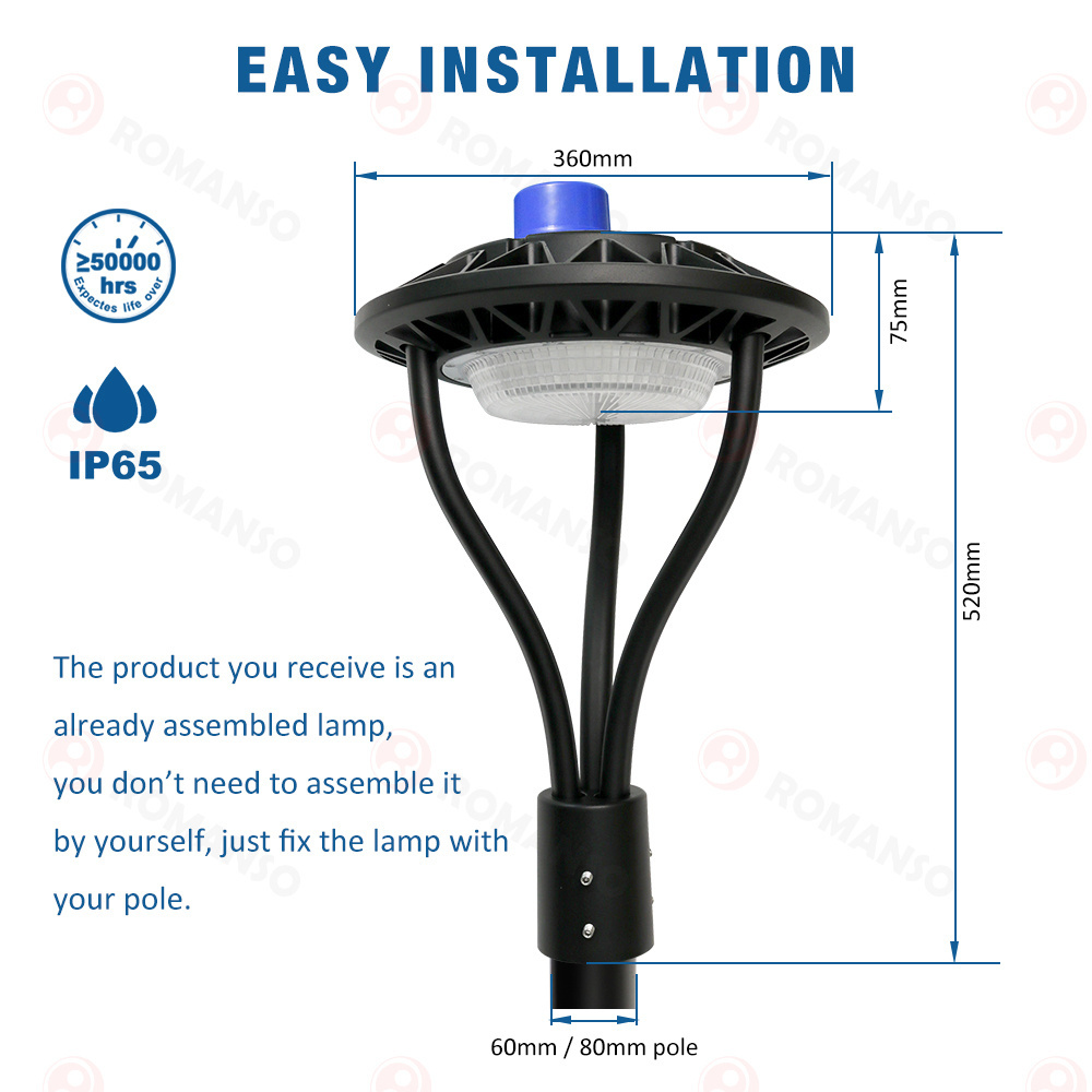 Wholesale ETL IP65 Outdoor Led Garden Light 100W 150W 200W 240W Aluminium Hot Selling Outdoor Garden Light Bulb