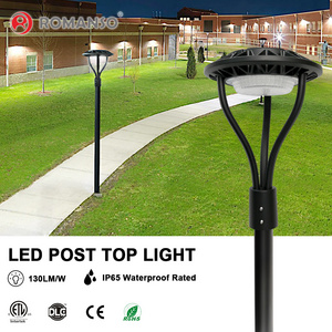 Outdoor lighting ETL FCC RoHs Garden Light 60w 100w 150w landscape LED Post top light