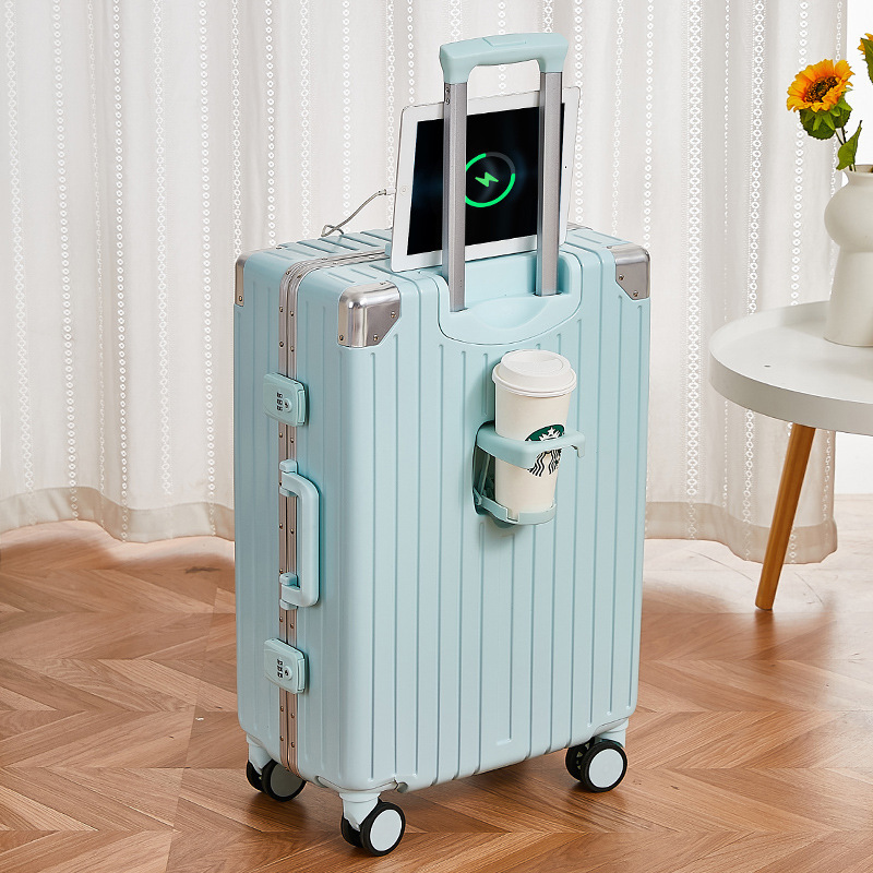 Casual Spinner Anime Hard Trolley Suitcase Boxes  And Suitcases For Cat Muti Functional Luggage