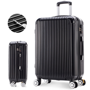 Industrial Green Large 32 Transparent Aluminium Suitcase  Carry On Luggage With Spinner