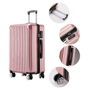 Good Quality Spinner 4in1 Suitcases For Stylists Suitcase Real Crocodile Leather Abs Pc Luggage With Zipper