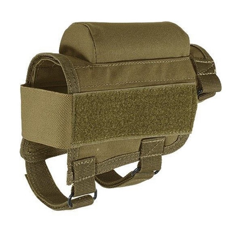 Tactical Cheek Rest Bullet Stock Shell Magazine Molle Pouch Cartridge Holder Bag Hunting storage Bag