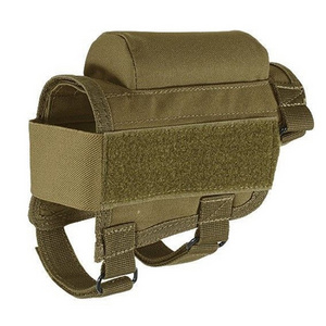 Tactical Cheek Rest Bullet Stock Shell Magazine Molle Pouch Cartridge Holder Bag Hunting storage Bag