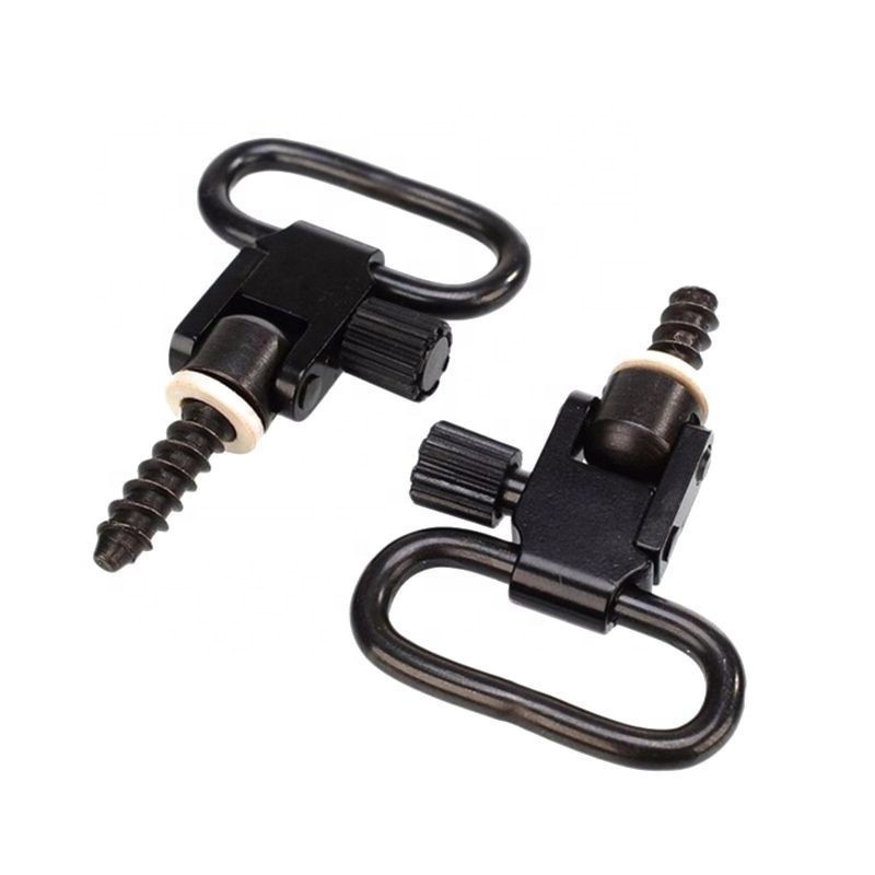 2Pcs/Set Quick Detach Sling Swivel Stud 1'' Hunting Accessories Kit For Hunting W/Screws QD Sling Mount