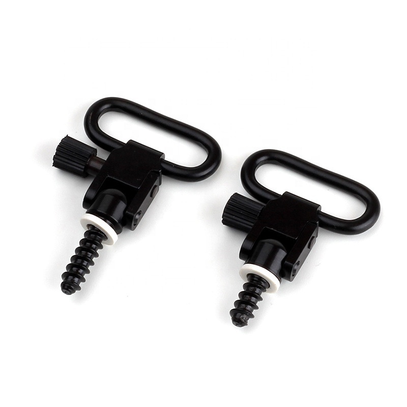 2Pcs/Set Quick Detach Sling Swivel Stud 1'' Hunting Accessories Kit For Hunting W/Screws QD Sling Mount