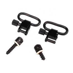 2Pcs/Set Quick Detach Sling Swivel Stud 1'' Hunting Accessories Kit For Hunting W/Screws QD Sling Mount