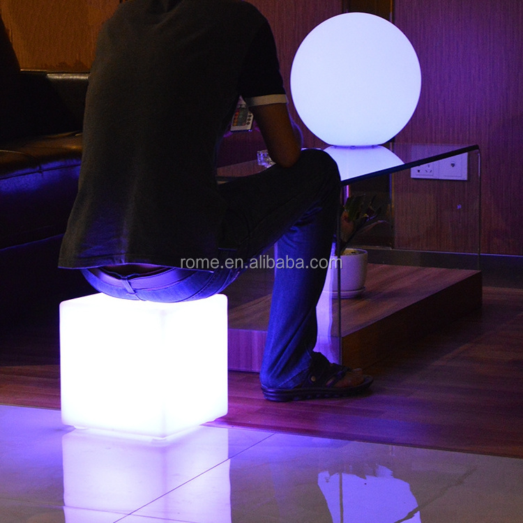 Christmas Decorations Cube Shaped LED Light seat lighting