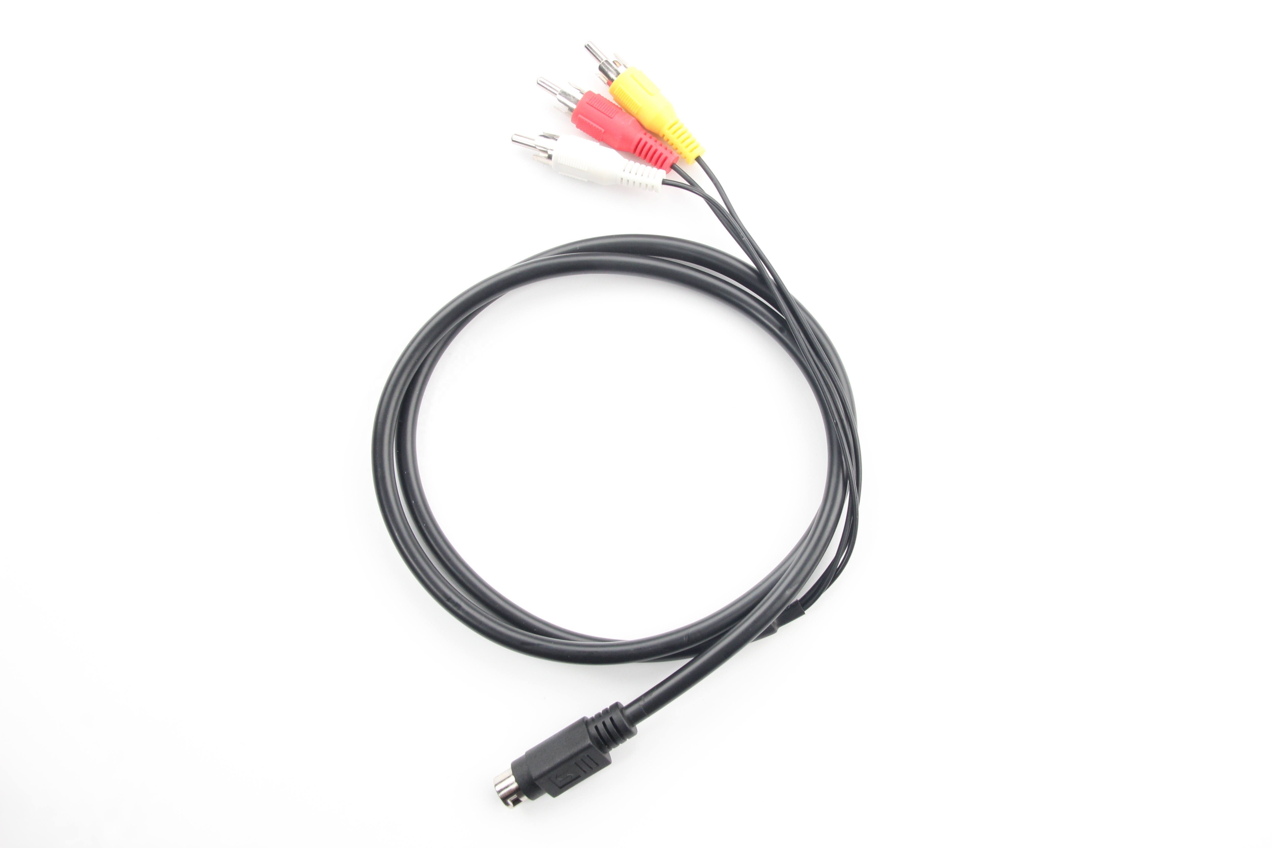 Mini Din 7 Pin To 3 Rca Av Cable For Dvd Player Rgb Component Cable Adapter