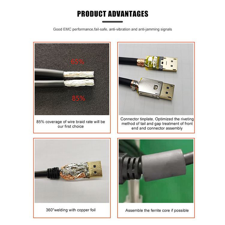 Hd-mi Am To Dvi 18+1 Male Customize Hdmi To Dvi Cable For Industrial, Medical, Automotive