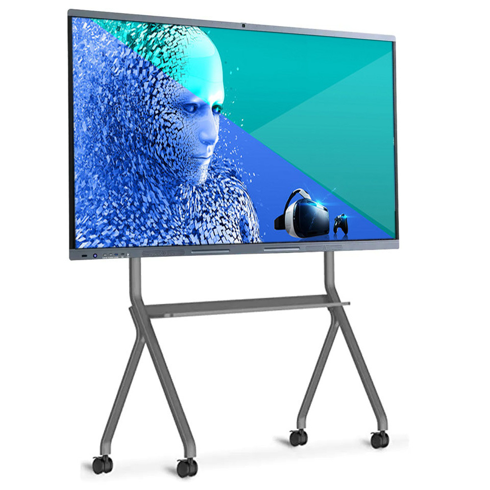 Portable Whiteboard Interactive Panel 75 Inch Interactive Whiteboard LED Notice Board Smart Touch Screen Black Board Note Board