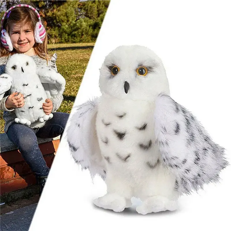 Cool Soft Animal Lifelike Big-Eyed Owl Toy Custom Simulated Owl Plush Toys Soft Stuffed Toy Animal