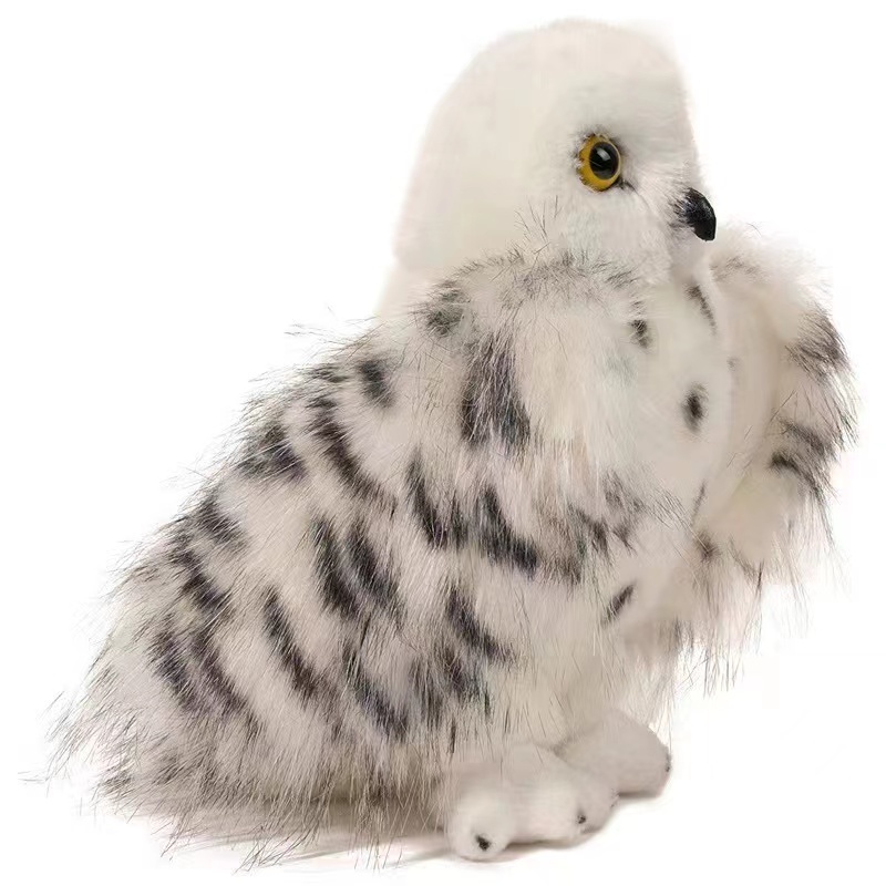 Cool Soft Animal Lifelike Big-Eyed Owl Toy Custom Simulated Owl Plush Toys Soft Stuffed Toy Animal