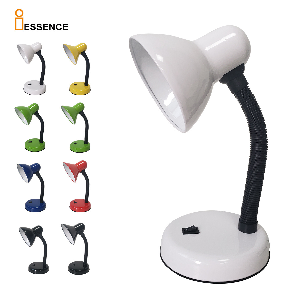 Eye Protection Iron Swing Arm Learning Decorative E27 Table Desk Lamp led American Eyeglass Reading Light