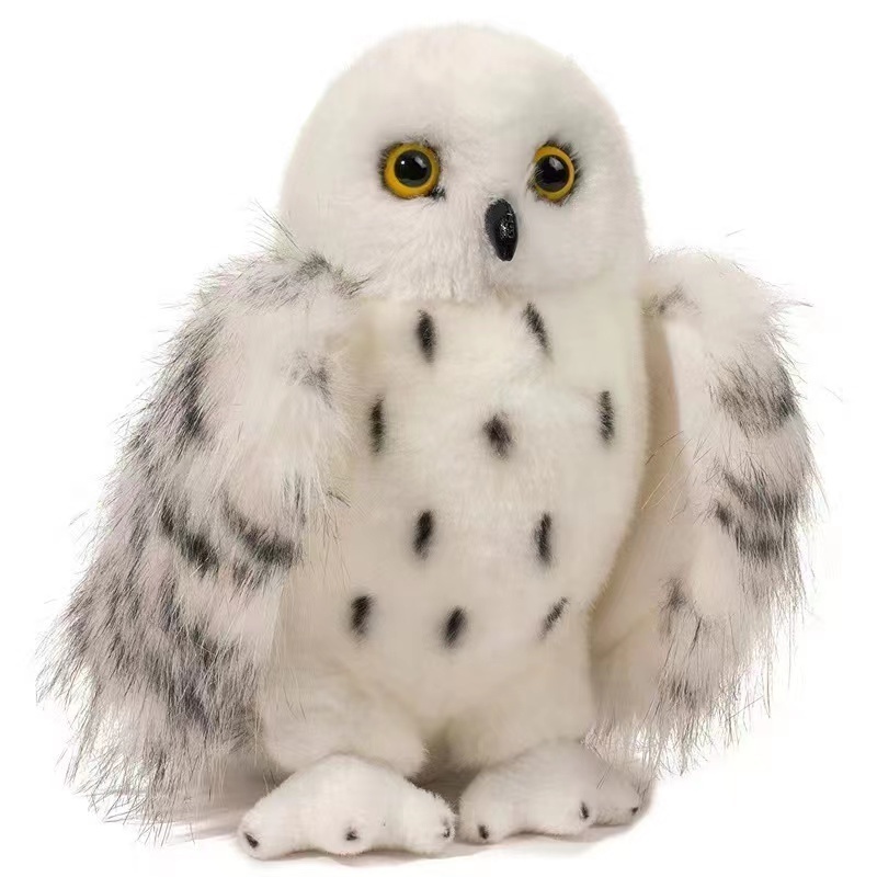 Cool Soft Animal Lifelike Big-Eyed Owl Toy Custom Simulated Owl Plush Toys Soft Stuffed Toy Animal