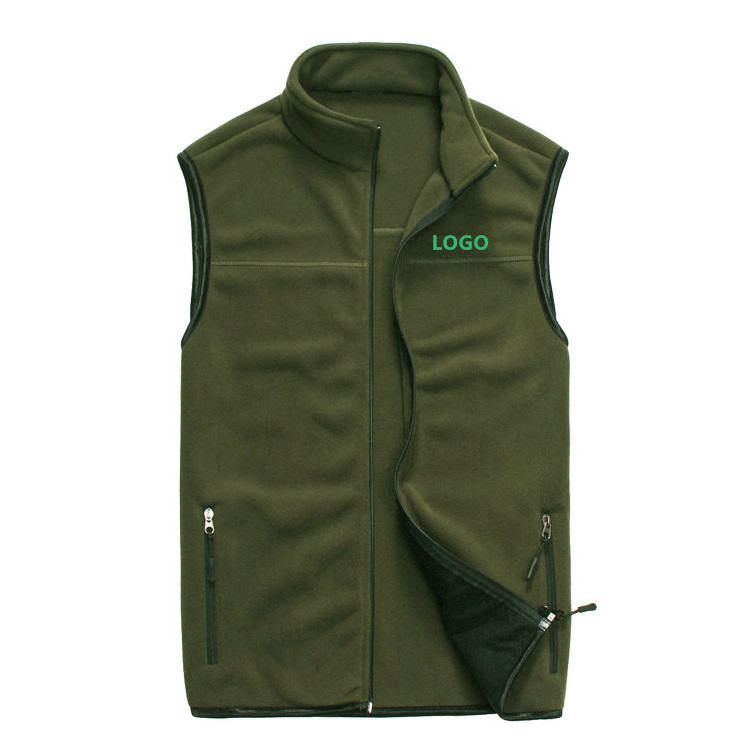 High Quality  Fashion  factory supply fleece vest for men