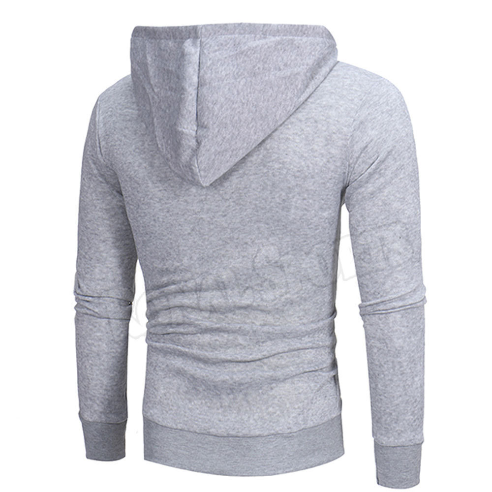 Custom Fashion Casual Stitching Hoodies Cotton / Polyester Hooded Sweater Pullover Sweater Shirt For Men