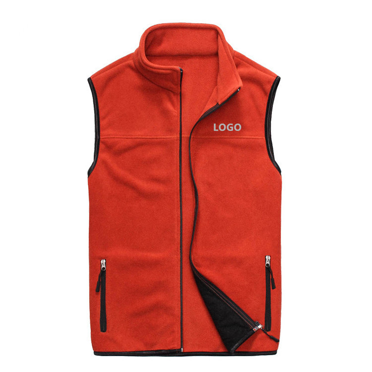 High Quality  Fashion  factory supply fleece vest for men