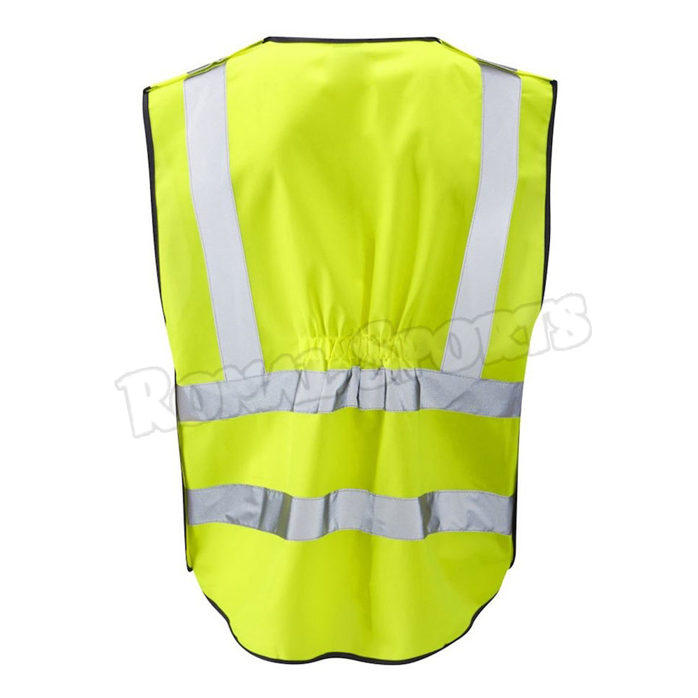 Wholesale High Visibility Safety reflective Vest Fluorescent Yellow Cheap Reflective Vest Running