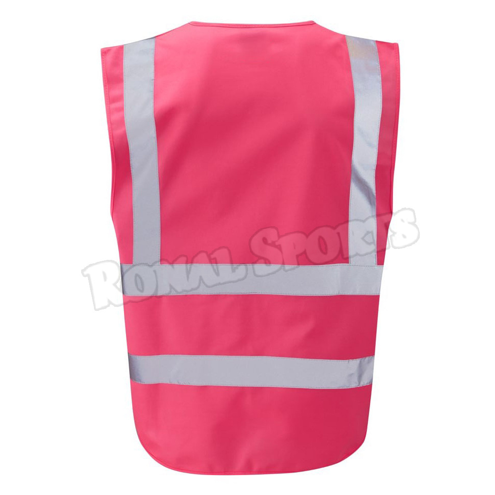 Wholesale High Visibility Safety reflective Vest Fluorescent Yellow Cheap Reflective Vest Running