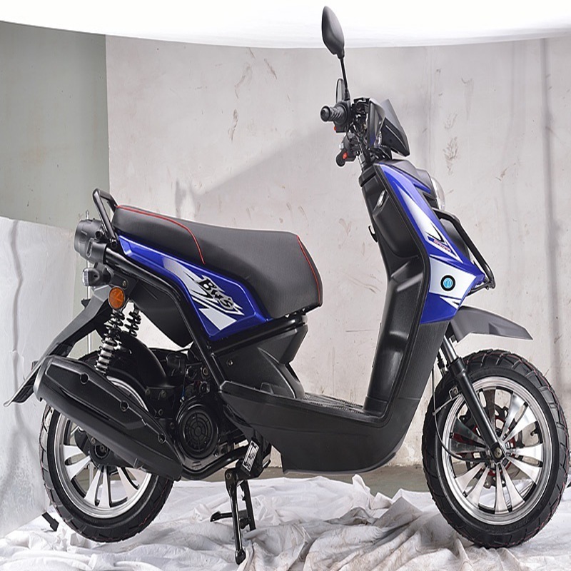 6.4l Moped Motor Scooters Kick Start Halogen Lamps 7000rpm Electric Moped 150cc and 250cc Gas Scooter