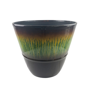 Ronbo Sunrise wholesale high-end planter pp plastic home&garden sublimation flower pot