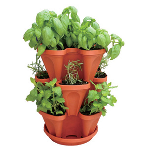 Planter Pot Garden Self Watering Vertical Plastic Hot Selling Outdoor Nursery Plastic Plant Pots Used with Flower/green Plant