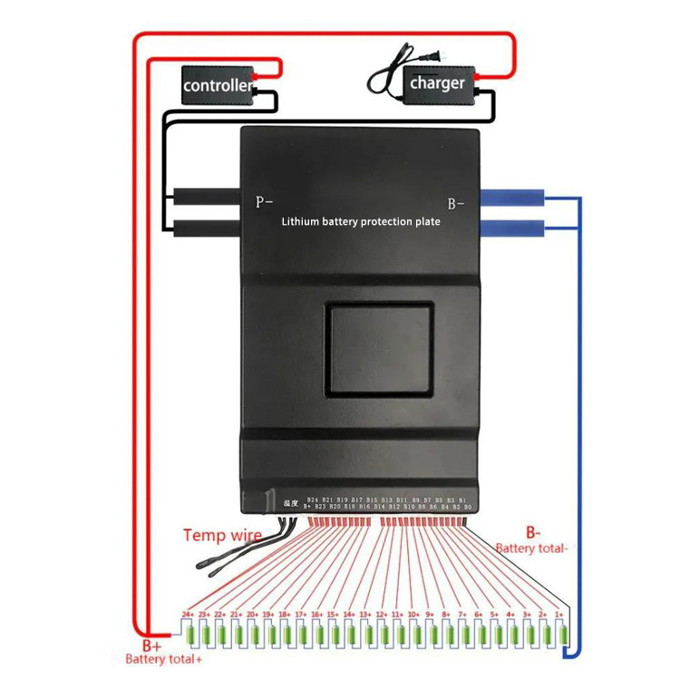 JKBMS B2A20S20P With 2A Balance Current 8S 12S 13S 14S 16S 17S 20S Smart jk Bms 200A Lifepo4 Li-Ion Battery b2a20s20p