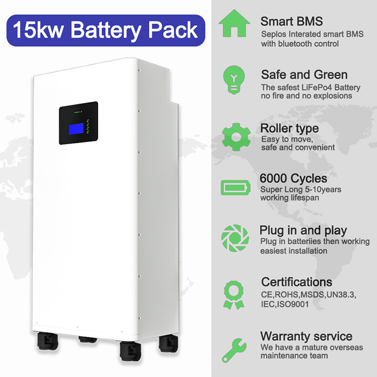 280ah battery diy kit 15Kwh Unit Case With 16S 200A BMS seplos Empty Lithium 12V/24V/51.2V/48v battery box case