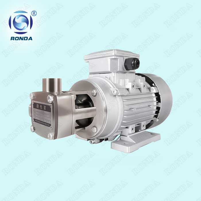 RDX stainless steel sanitary high viscosity flexible impeller pump for milk, yogurt, foods, chemicals, etc.