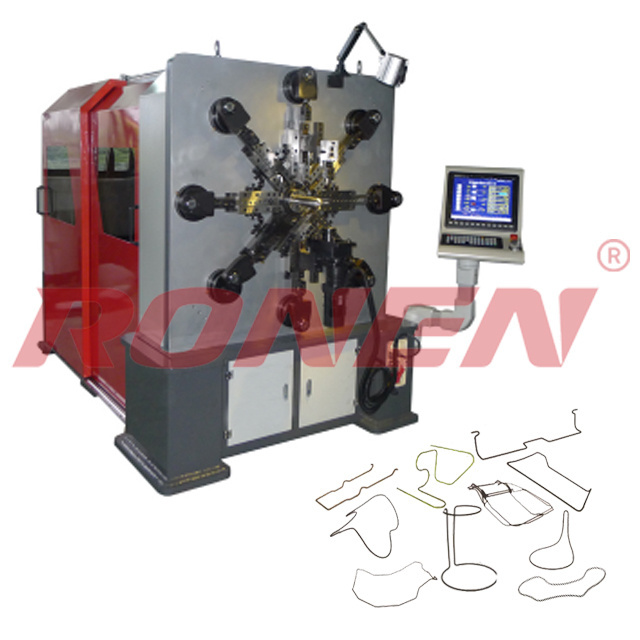 1.2--4.5 Mm Cnc Camless Automatic Wire  Forming Machine Double Torsion Spring Coiling Machine