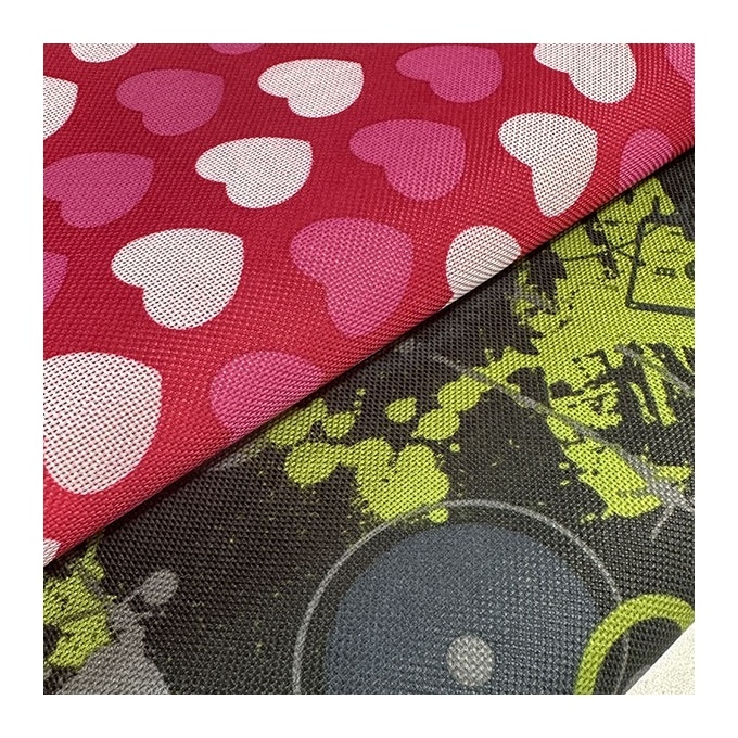 High quality waterproof woven oxford custom print printed polyester fabric pu coated for bag luggage cloth