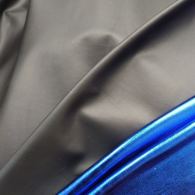 Factory direct sale FDY foil  96 polyester 4 spandex fabric for garment