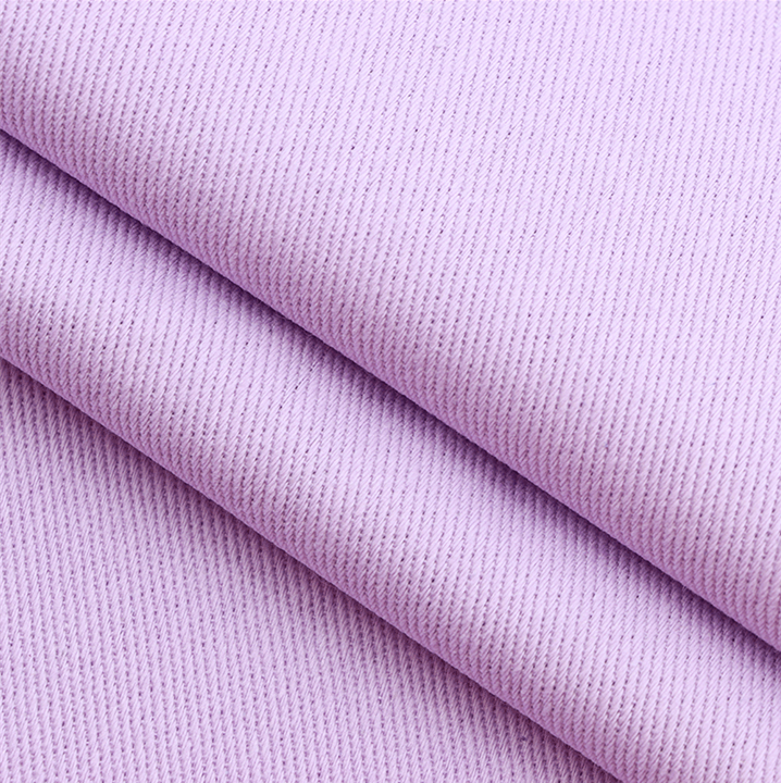 270gsm 10s*10s COMBED  custom organic cotton spandex woven twill dyed stretch cotton fabric