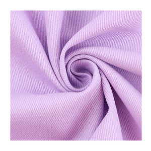 270gsm 10s*10s COMBED  custom organic cotton spandex woven twill dyed stretch cotton fabric