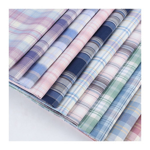 Wholesale Custom plaid tr yarn dyed check fabric for school uniform clothing dress