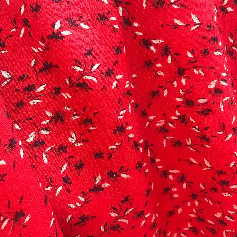 Make to order thailand rayon fabric rayon crinkle print fabric