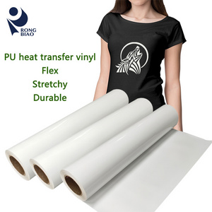 Wholesale Polyflex Pvc Pu Thermal Press Vinyl Rolls Htv Film Heat Transfer Vinyl For Tshirt