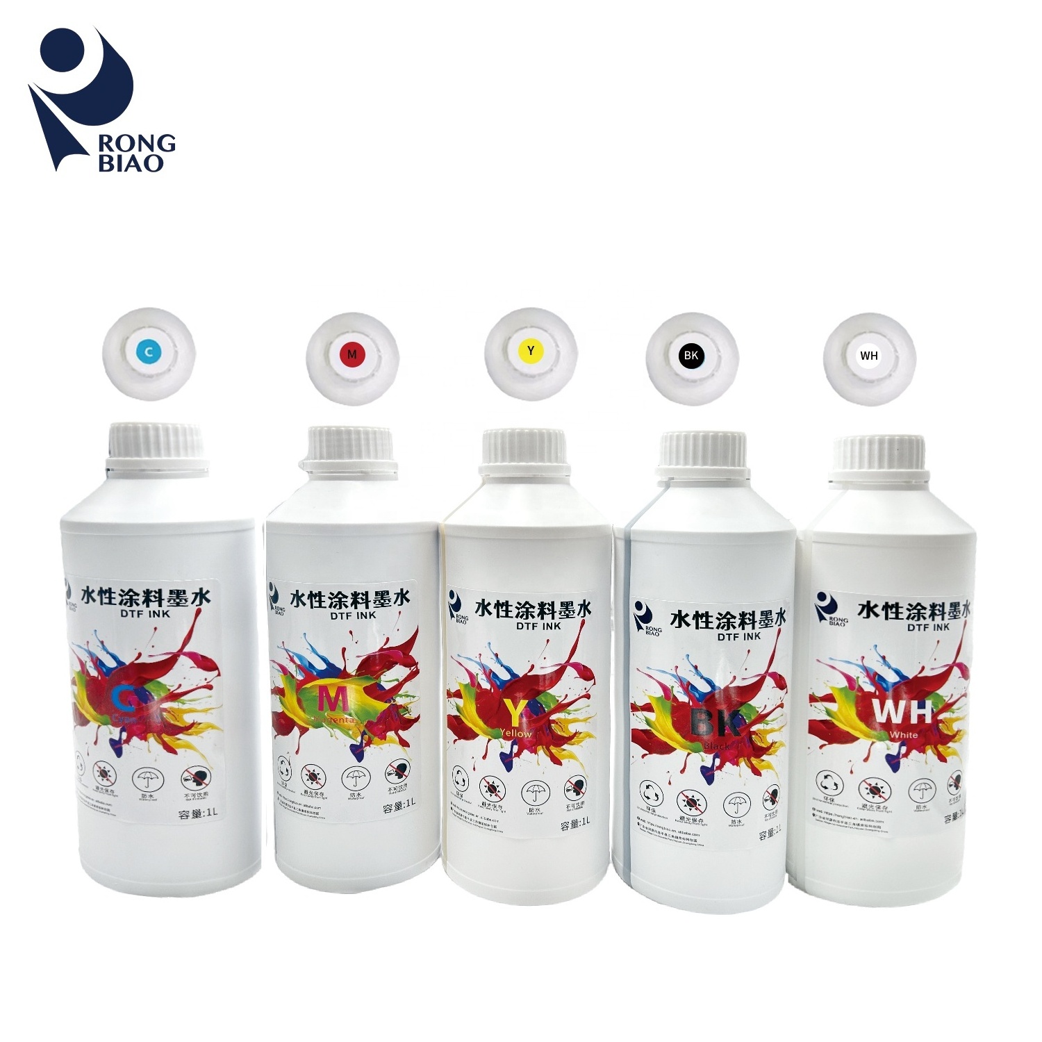 High Quality 1000ml DTF Ink for Printer T-Shirts & PET Film Compatible with Epson Pigment Heat Transfer Ink for DTF Process