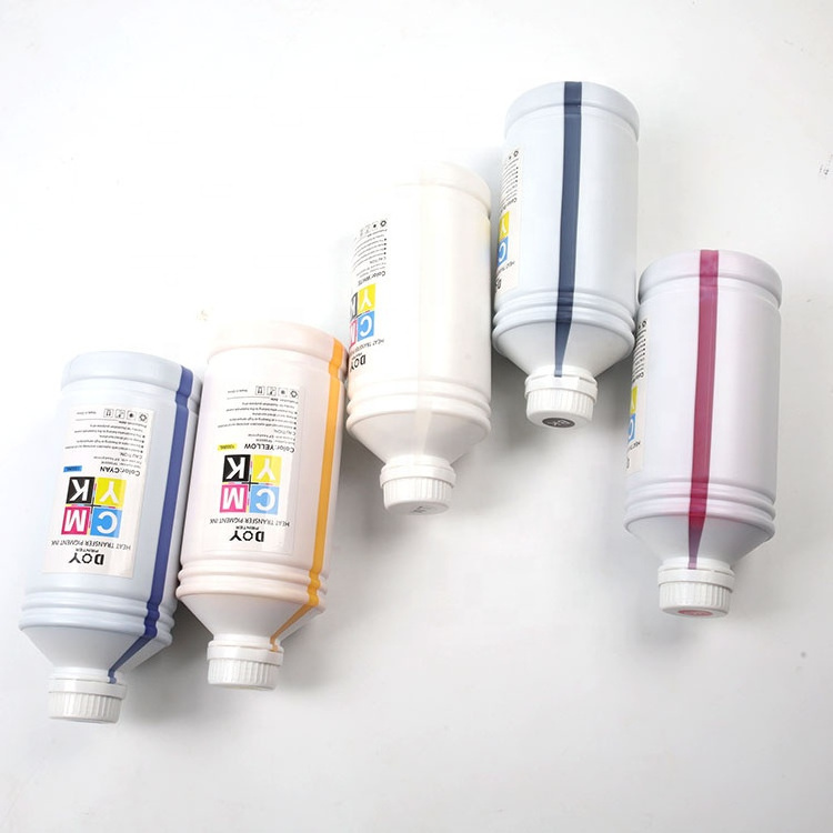 DTF Water Based Heat Transfer Ink for Epson 100ml Pigment Digital Printer Garment Inkjet Compatible with PET Film and Fabric