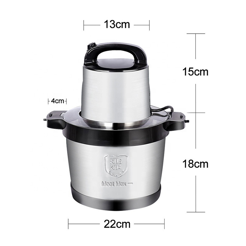 6L Multi-purpose Latest Best-selling Kitchen Expert Meat Grinder Vegetable & Meat Chopper Food Slicer Food Chopper