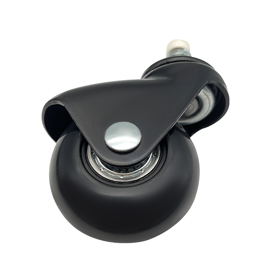 2 Inch Suitable for all floors and carpets-universal PU plunger casters quiet wheels transparent office chairs wheels