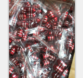 Custom Logo Colored Aluminum Alloy Caps Car Tire Valve Caps