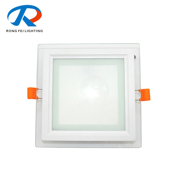 Hight brightness Square glass panel light ceiling Led panel lights