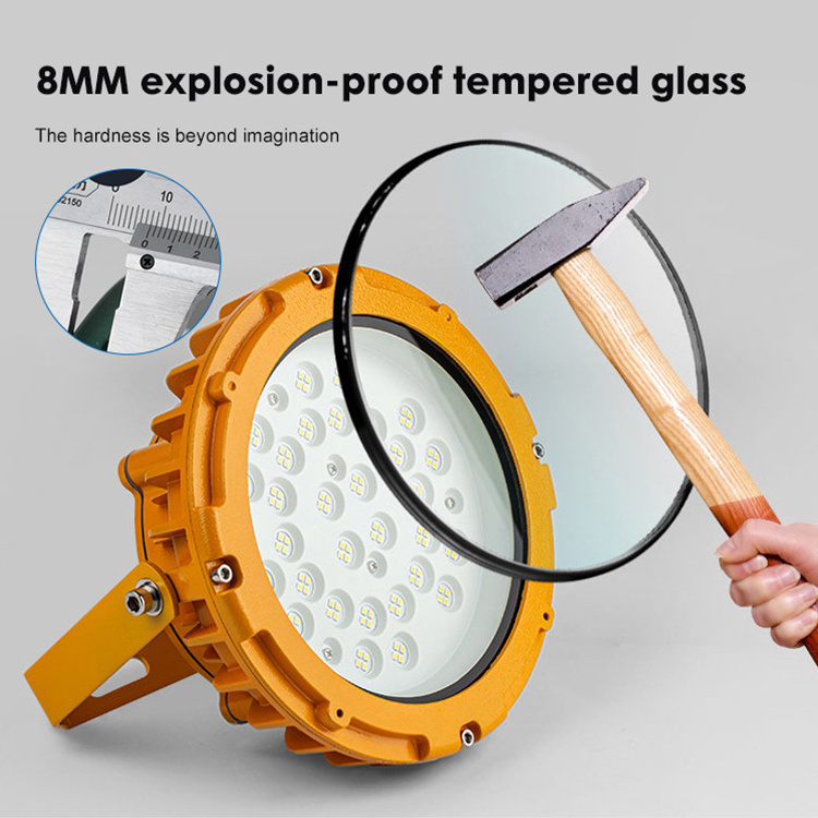 New Product Explosion Proof Lamp Outdoor Indoor Ip65 Waterproof 50w 100w 150w Led Explosion Proof High Bay Light