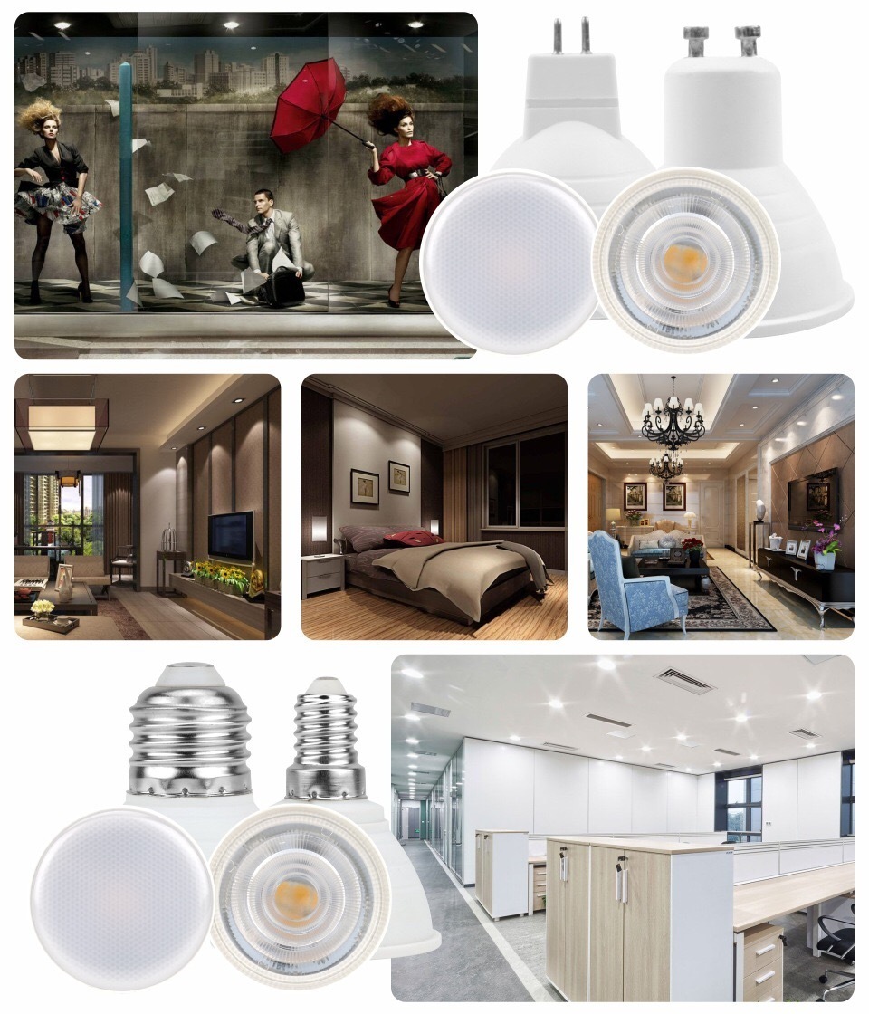 High Lumen Indoor Spot Light 6W Bulb GU10 Led Dimmable