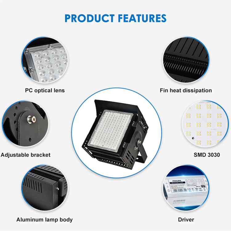 Hot Sale Stadium Tennis Court Light Ip65 Waterproof Foobatll Court Lighting 300w 600w 900w 1200w Led Sport Light